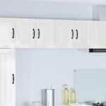 Wall Cabinet PORTO High Gloss White 60 x 31 x 40 cm