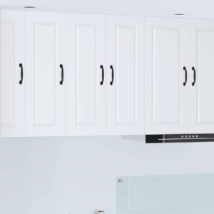Wall Cabinet PORTO 2 pcs White 30 x 31 x 80 cm Engineered Wood
