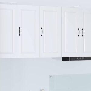 Wall Cabinet PORTO White 40 x 31 x 80 cm Engineered Wood