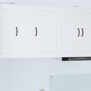 Wall Cabinet PORTO White 50 x 31 x 80 cm Engineered Wood