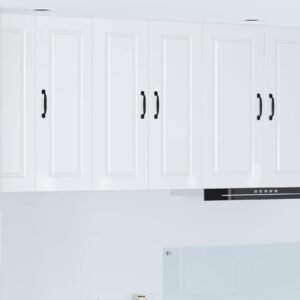 Wall Cabinet PORTO High Gloss White 60 x 31 x 80 cm