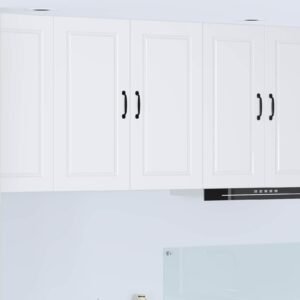 Wall Cabinet PORTO White 80 x 31 x 80 cm Engineered Wood