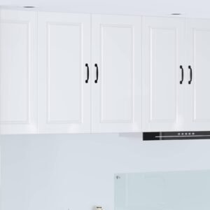Wall Cabinet PORTO High Gloss White 80 x 31 x 80 cm