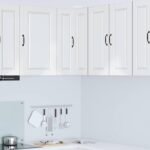 Wall Corner Cabinet PORTO High Gloss White 57 x 57 x 80 cm