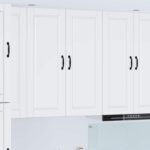 Wall Cabinet PORTO White 40 x 31 x 100 cm Engineered Wood