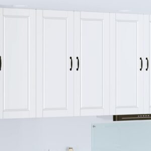 Wall Cabinet PORTO White 80 x 31 x 100 cm Engineered Wood