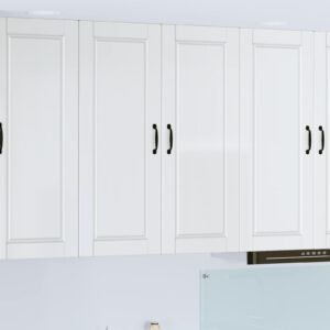 Wall Cabinet PORTO High Gloss White 80 x 31 x 100 cm