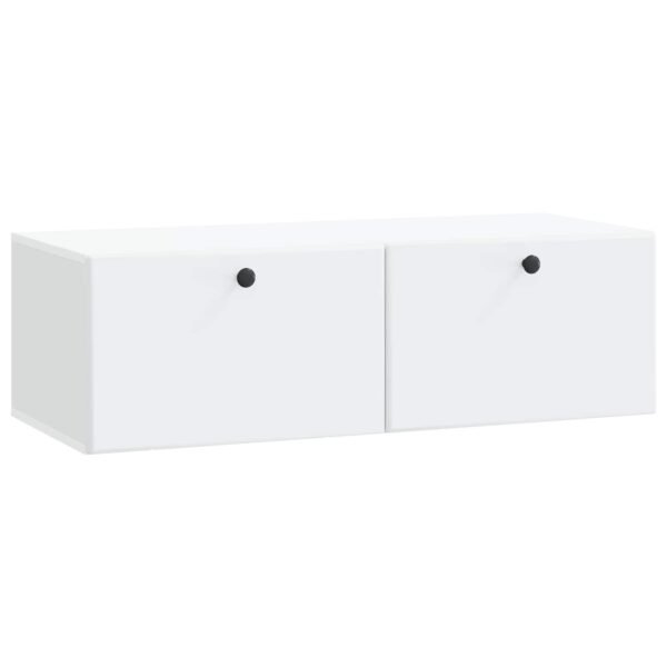 Wall-Mounted TV Cabinet 98 x 41 x 30 cm White Engineered Wood