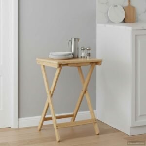 Kitchen Table Folding Manual Natural 40 x 30 x 53.5 cm Bamboo