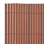 Garden Fence Brown 150 x 500 cm PVC