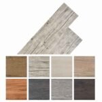 Flooring Planks 18 pcs Grey 5.26 m² PVC