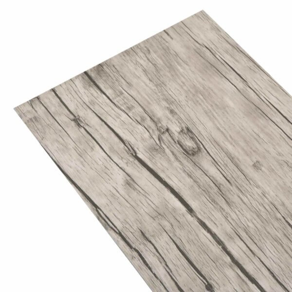 Flooring Planks 18 pcs Grey 5.26 m² PVC