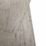 Flooring Planks 18 pcs Grey 5.26 m² PVC