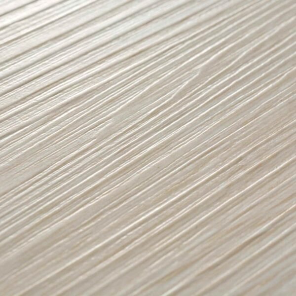 Flooring Planks 18 pcs White 5.26 m² PVC