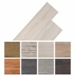 Flooring Planks 18 pcs White 5.26 m² PVC