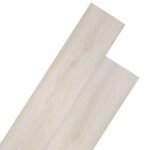 Flooring Planks 18 pcs White 5.26 m² PVC