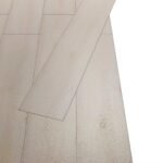 Flooring Planks 18 pcs White 5.26 m² PVC
