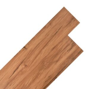 Flooring Planks 18 pcs Brown 5.26 m² PVC