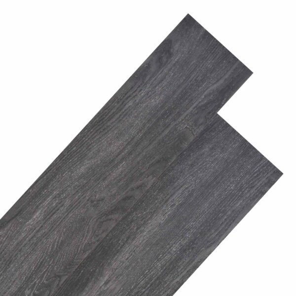 Flooring Planks 18 pcs Black and White 5.26 m² PVC