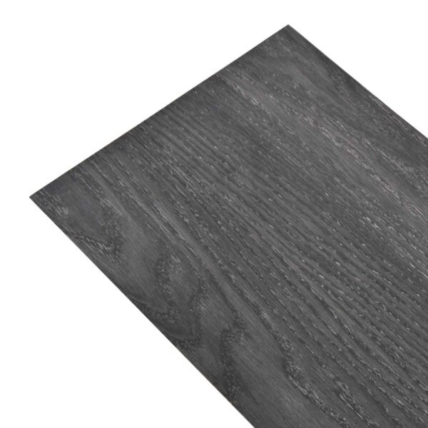 Flooring Planks 18 pcs Black and White 5.26 m² PVC