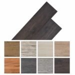 Flooring Planks 18 pcs Dark Grey 5.26 m² PVC