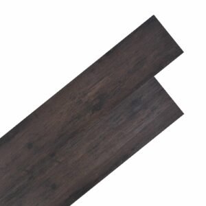 Flooring Planks 18 pcs Dark Grey 5.26 m² PVC