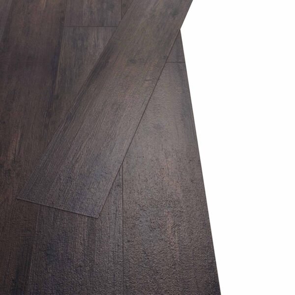 Flooring Planks 18 pcs Dark Grey 5.26 m² PVC