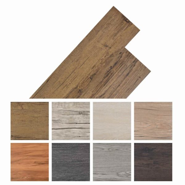 Flooring Planks 36 pcs Walnut Brown 5,02 m² PVC