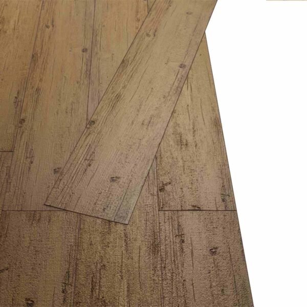 Flooring Planks 36 pcs Walnut Brown 5,02 m² PVC