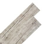 Flooring Planks 5,02 m² 36 pcs PVC Washed Oak