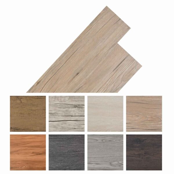 Flooring Planks 36 pcs Oak Brown 5,02 m² PVC