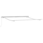 Awning Frame Manual White 300 x 250 cm Aluminium