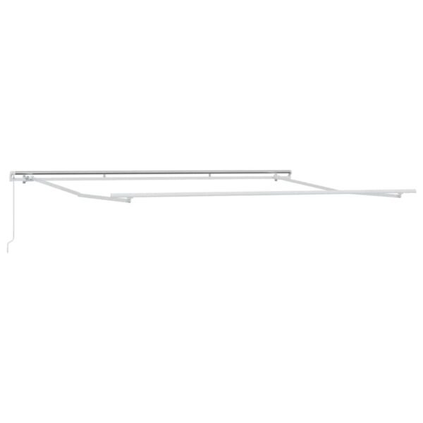 Awning Frame Manual White 400 x 300 cm Aluminium