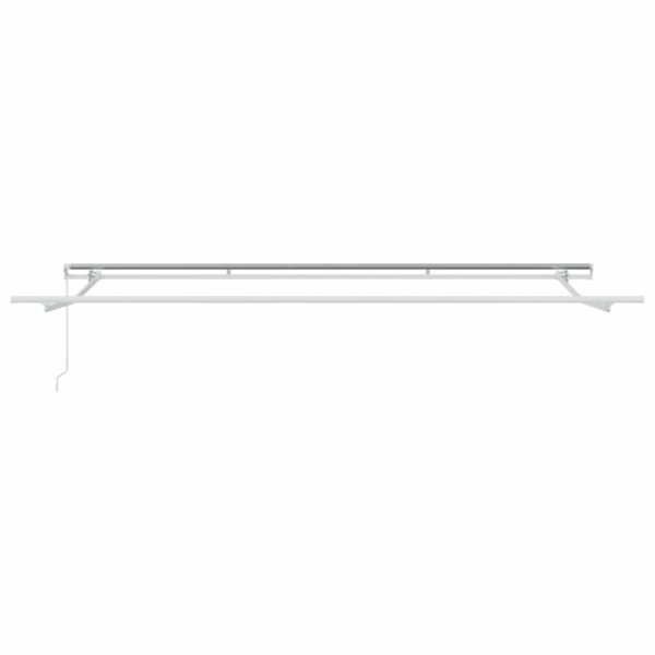 Awning Frame Manual White 400 x 300 cm Aluminium