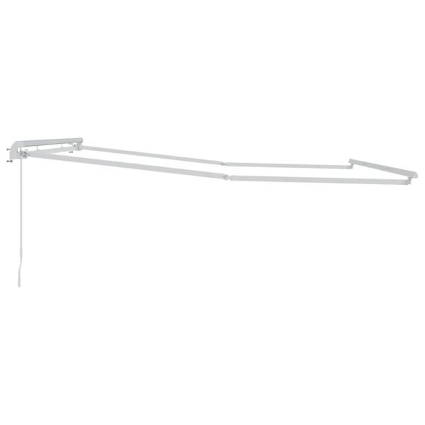 Awning Frame Manual White 400 x 300 cm Aluminium