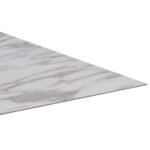 Flooring Planks 5.11 m² 55 pcs PVC White Marble