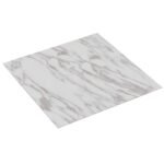 Flooring Planks 5.11 m² 55 pcs PVC White Marble