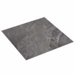 Flooring Planks 5.11 m² 55 pcs PVC Black and White