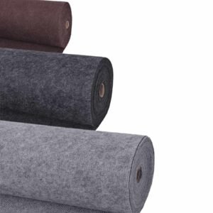 Carpet Anthracite 1,2 x 10 m Polyester