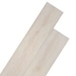 Flooring Planks 18 pcs Oak Classic White 2.51 m² PVC