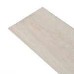 Flooring Planks 18 pcs Oak Classic White 2.51 m² PVC
