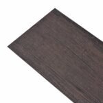 Flooring Planks 18 pcs Dark Brown 2.51 m² PVC