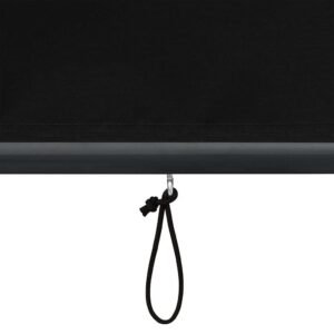 Roller Blind Anthracite 180 x 250 cm Fabric and Aluminum