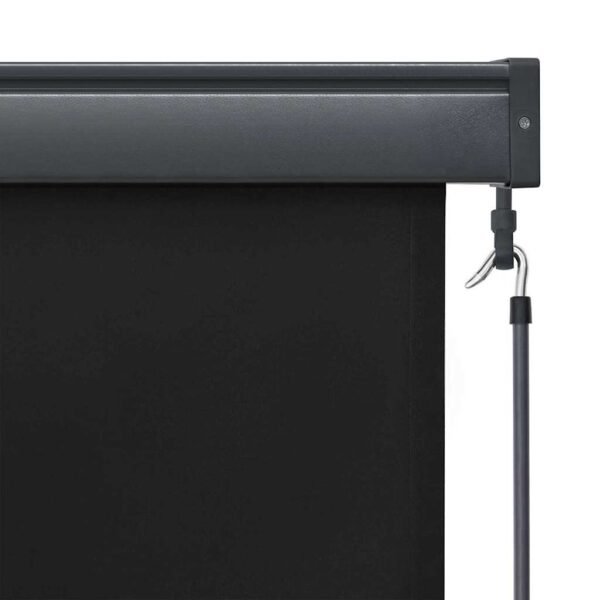 Roller Blind Anthracite 180 x 250 cm Fabric and Aluminum