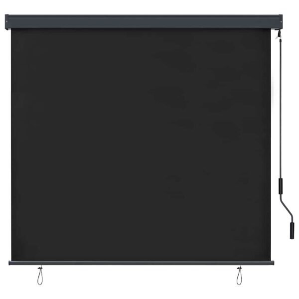 Roller Blind Anthracite 180 x 250 cm Fabric and Aluminum