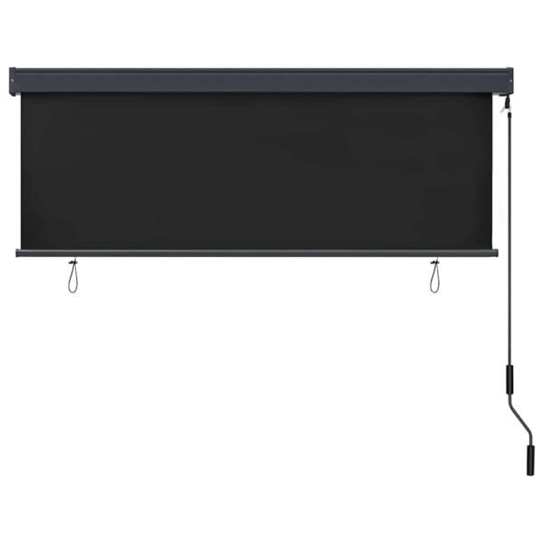 Roller Blind Anthracite 180 x 250 cm Fabric and Aluminum