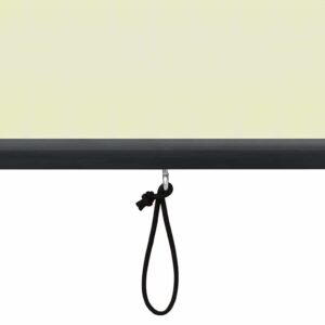 Roller Blind Cream 180 x 250 cm Fabric and Aluminum
