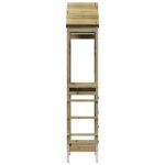 Outdoor Play Tower Natural Solid Impregnated Pinewood