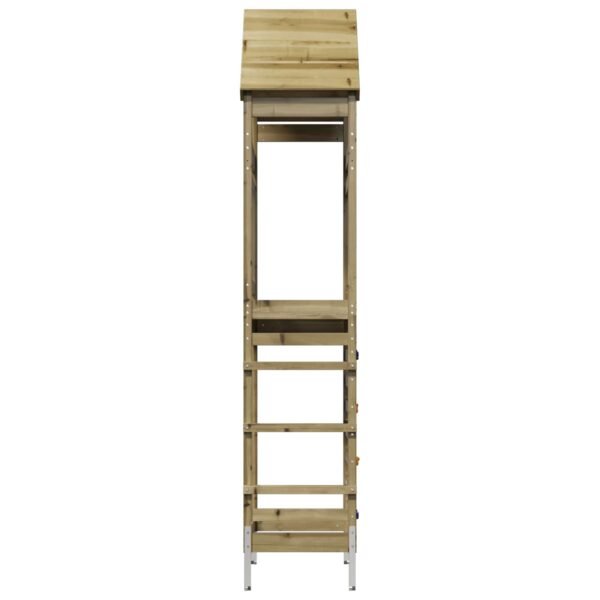 Outdoor Play Tower Natural Solid Impregnated Pinewood