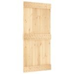 Door NARVIK Natural 95 x 210 cm Solid Pine Wood